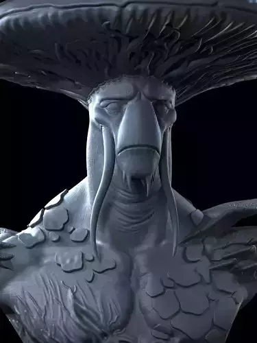 Ancient Mushroom bust