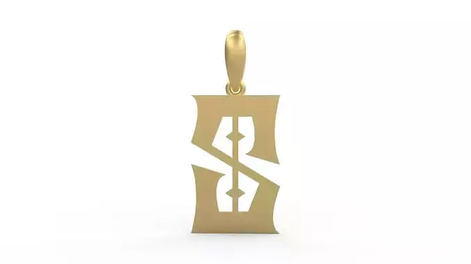 Initial Letters Pendant Sadish S 3D print model