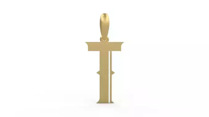Initial Letters Pendant Sadish T