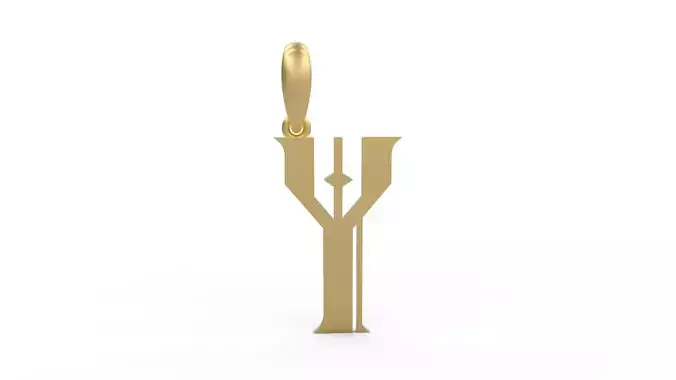 Initial Letters Pendant Sadish Y