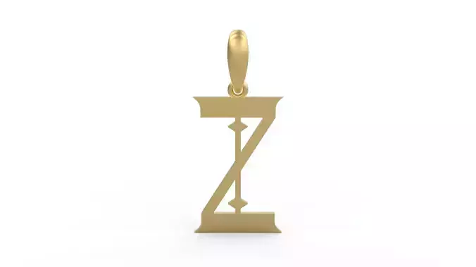 Initial Letters Pendant Sadish Z
