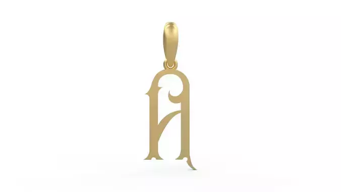 Initial Letters Pendant Sandorian A