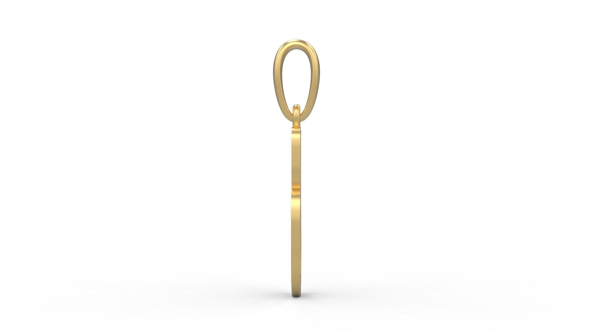 Initial Letters Pendant Sandorian B 3D print model_2