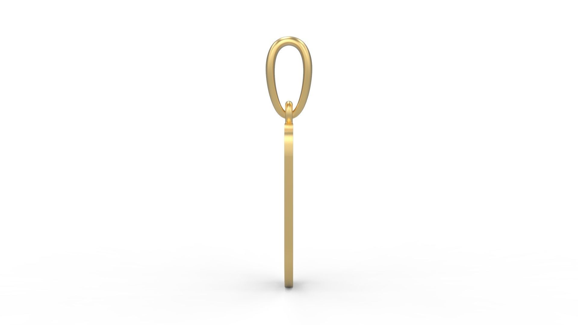 Initial Letters Pendant Sandorian D 3D print model_2