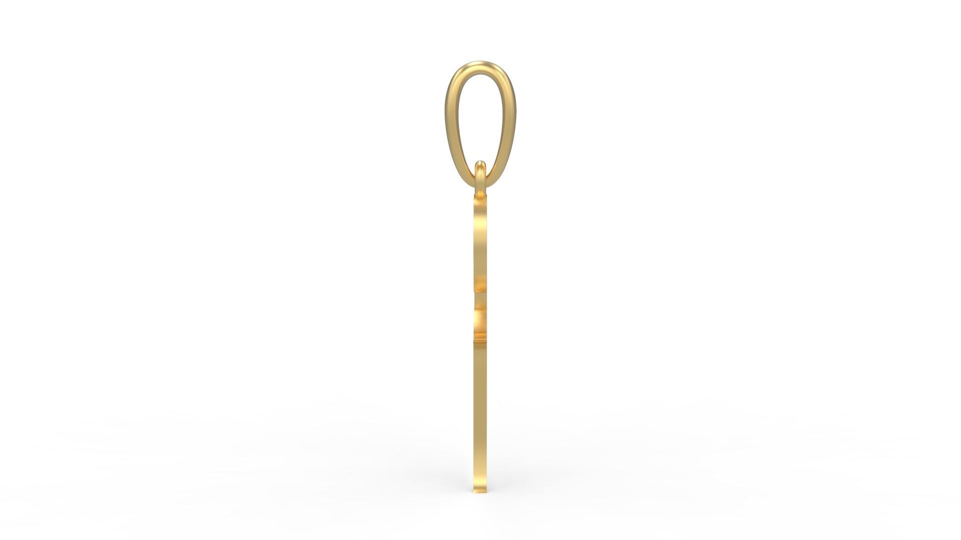 Initial Letters Pendant Sandorian G 3D print model_2