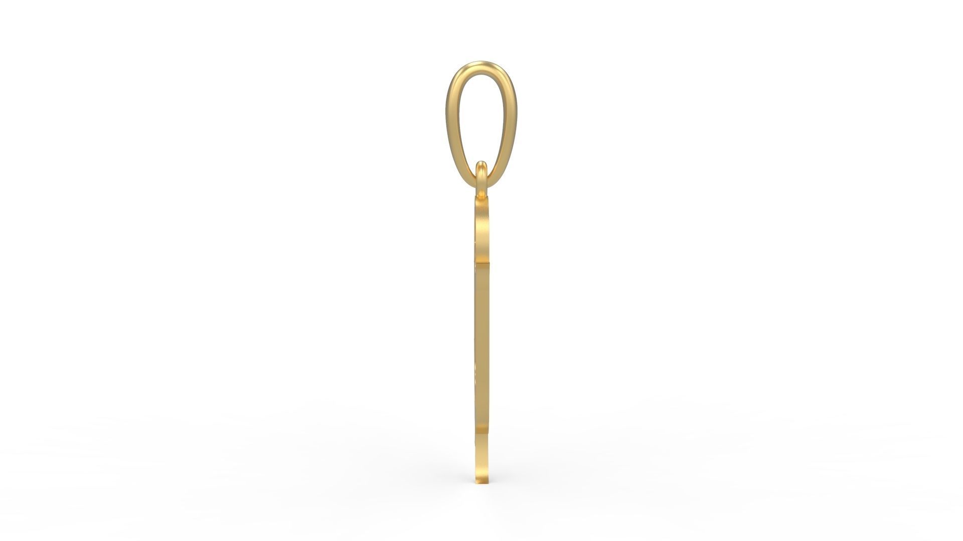 Initial Letters Pendant Sandorian Q 3D print model_2