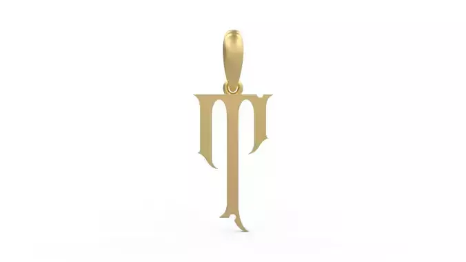 Initial Letters Pendant Sandorian T