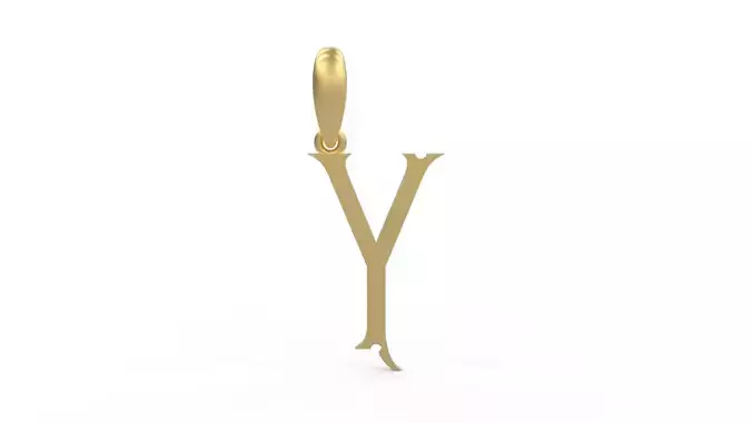 Initial Letters Pendant Sandorian Y