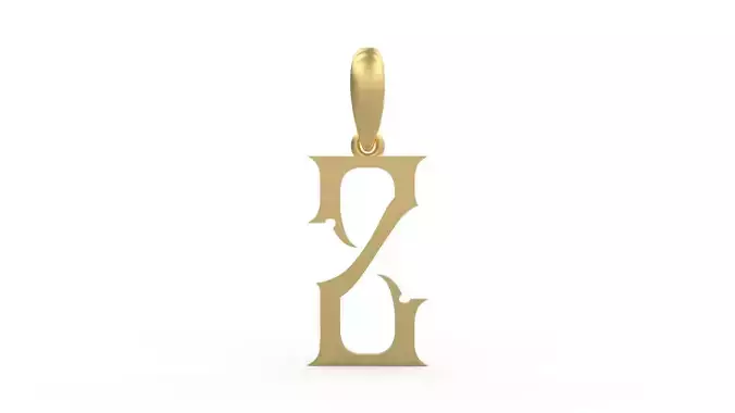 Initial Letters Pendant Sandorian Z