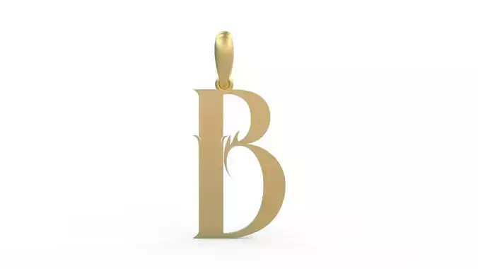 Initial Letters Pendant SkinerScort B