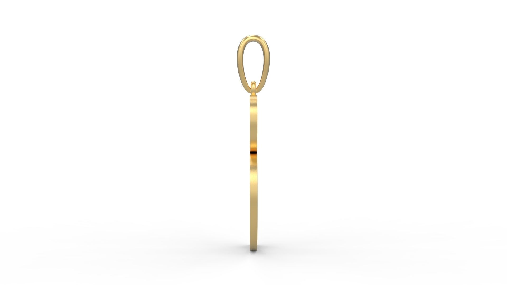 Initial Letters Pendant SkinerScort B 3D print model_2