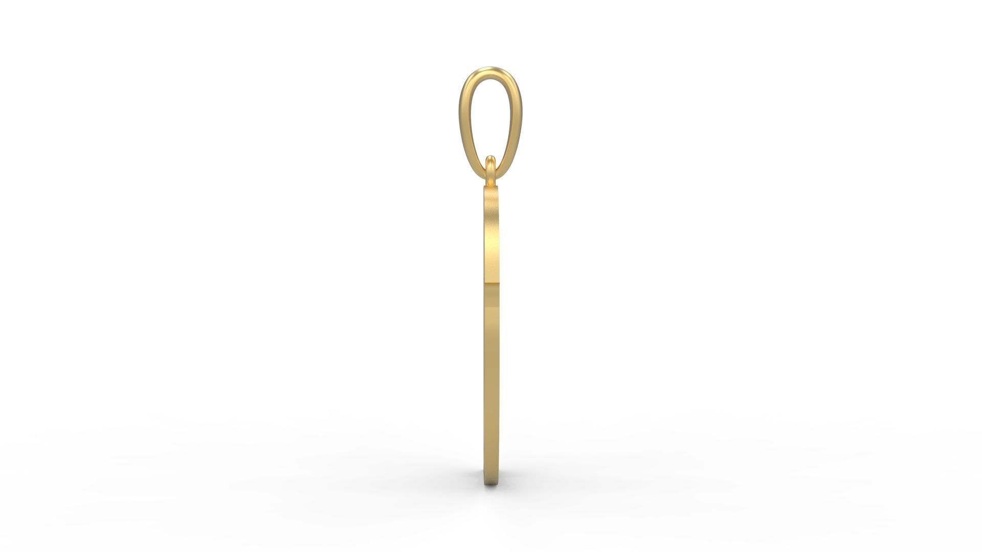 Initial Letters Pendant SkinerScort D 3D print model_2