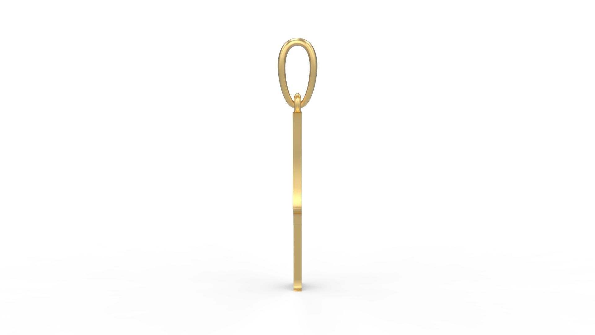 Initial Letters Pendant SkinerScort F 3D print model_2