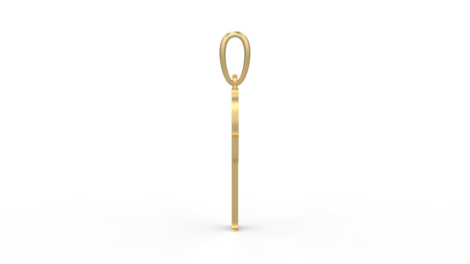 Initial Letters Pendant SkinerScort P 3D print model_2