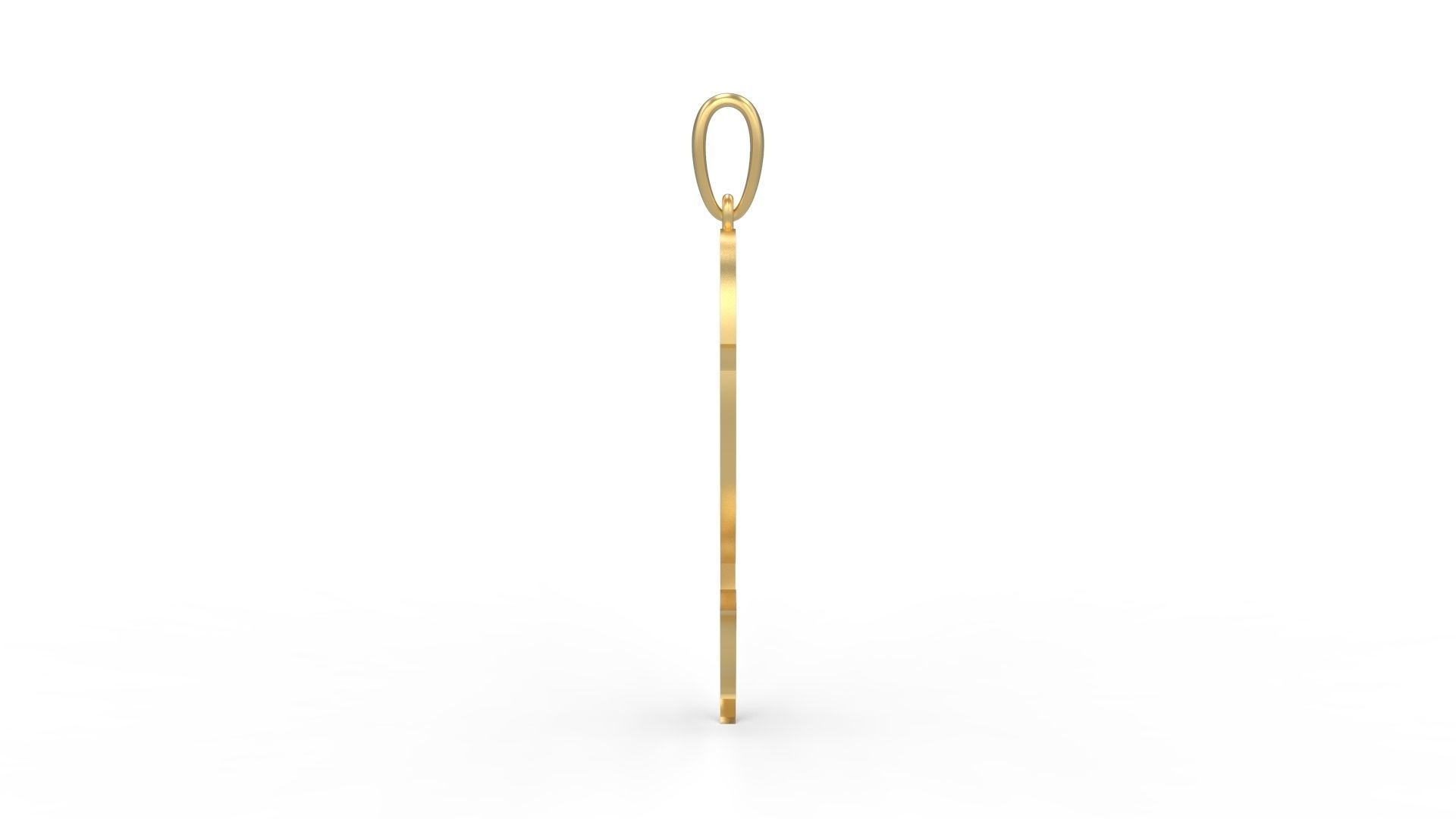 Initial Letters Pendant SkinerScort Q 3D print model_2