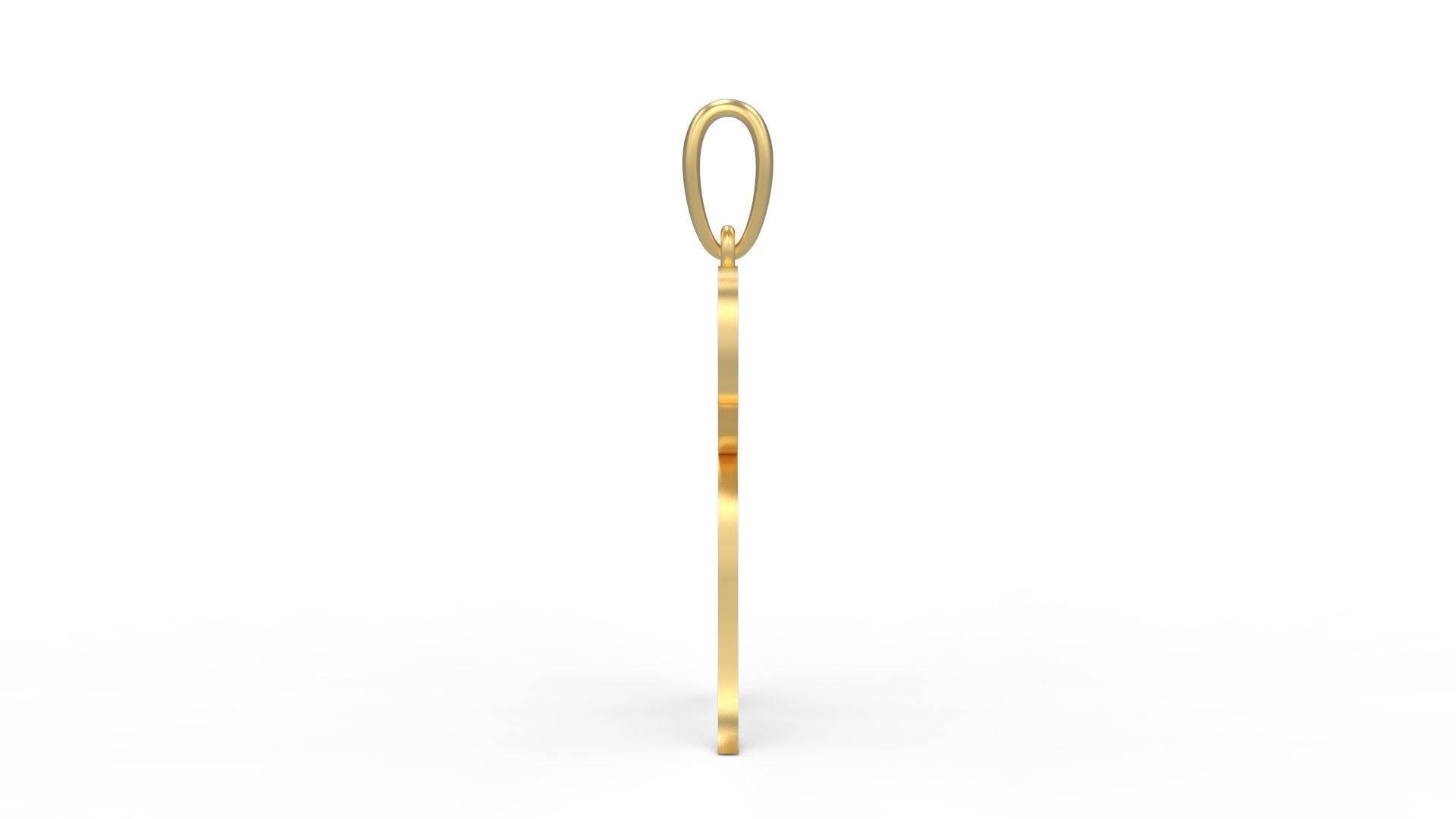 Initial Letters Pendant SkinerScort R 3D print model_2