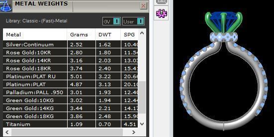 Diamond Wedding Set 3D print model_12