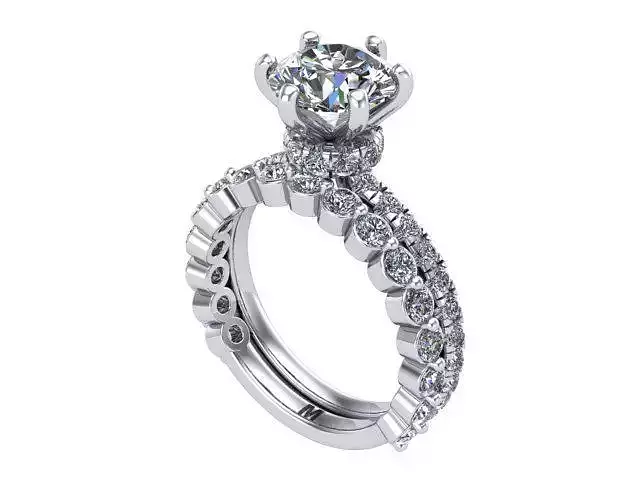 Diamond Wedding Set