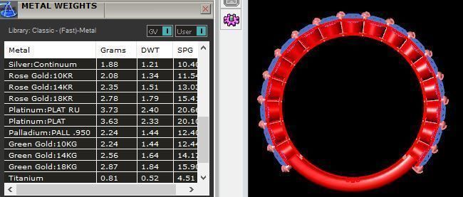 Diamond Wedding Set 3D print model_14