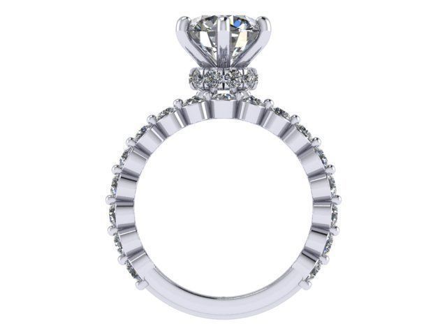 Diamond Wedding Set 3D print model_3