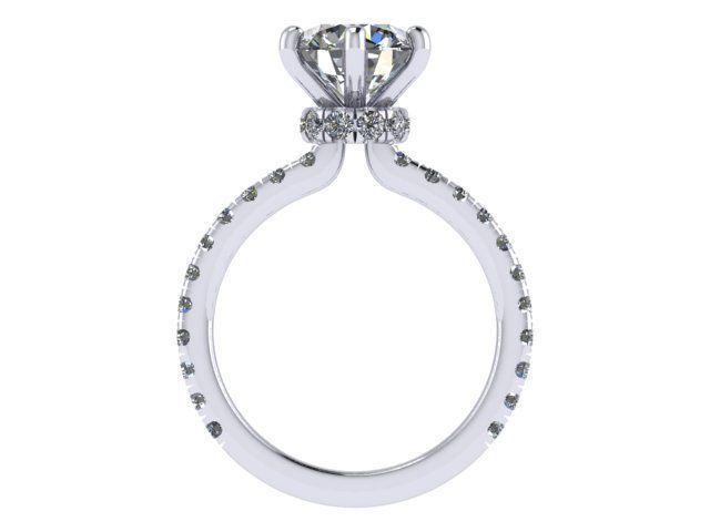 Diamond Wedding Set 3D print model_11