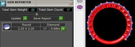 Diamond Wedding Set 3D print model_15