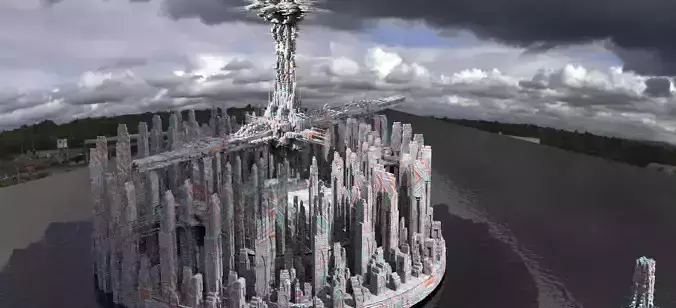 Dragon Elite moon base Kit bash