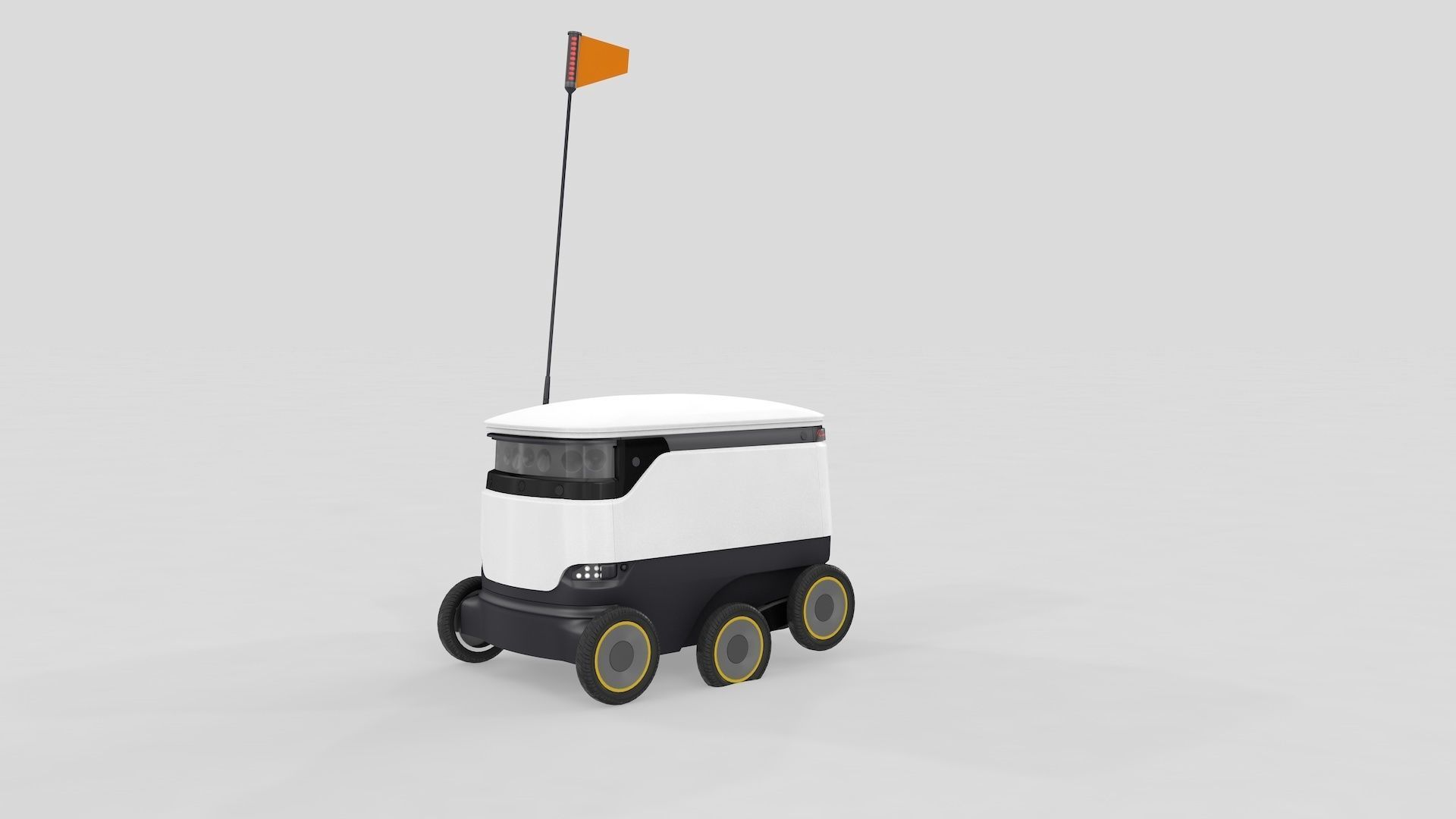 Delivery Robot Starship 3D model_29