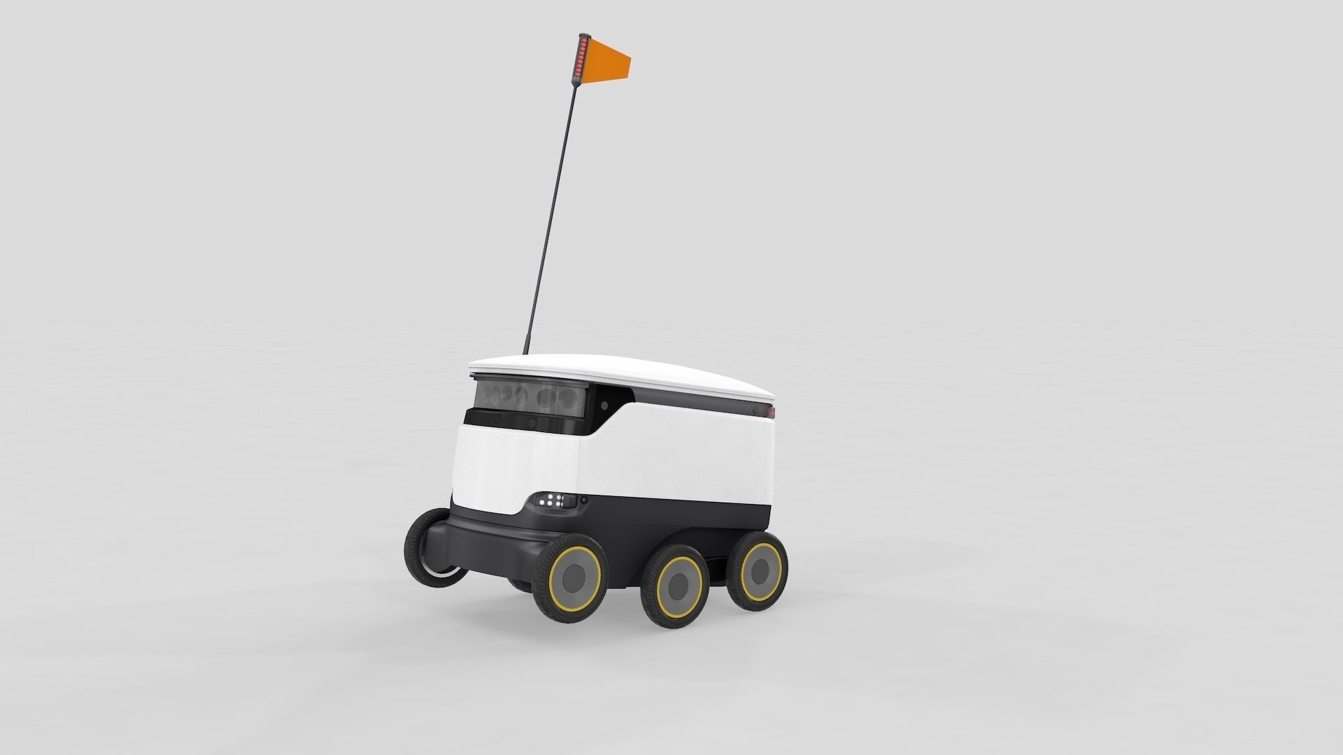 Delivery Robot Starship 3D model_21