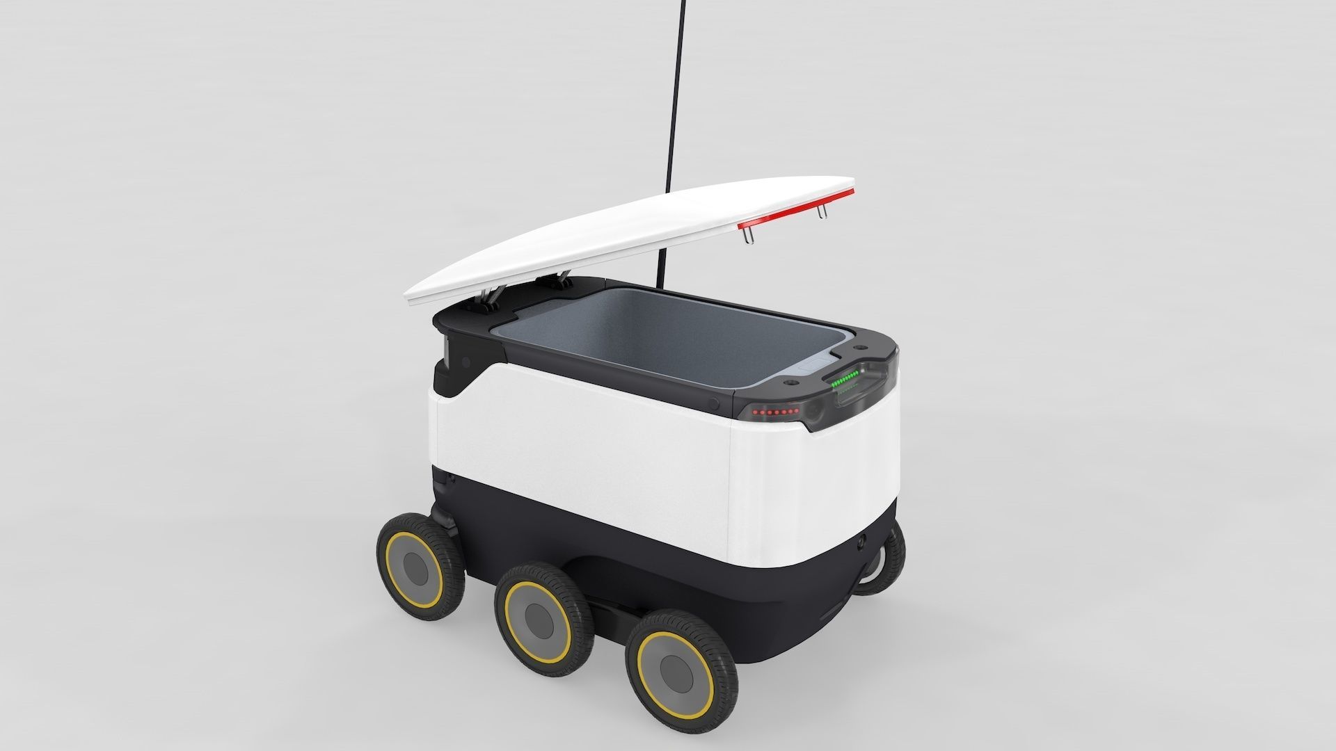 Delivery Robot Starship 3D model_9