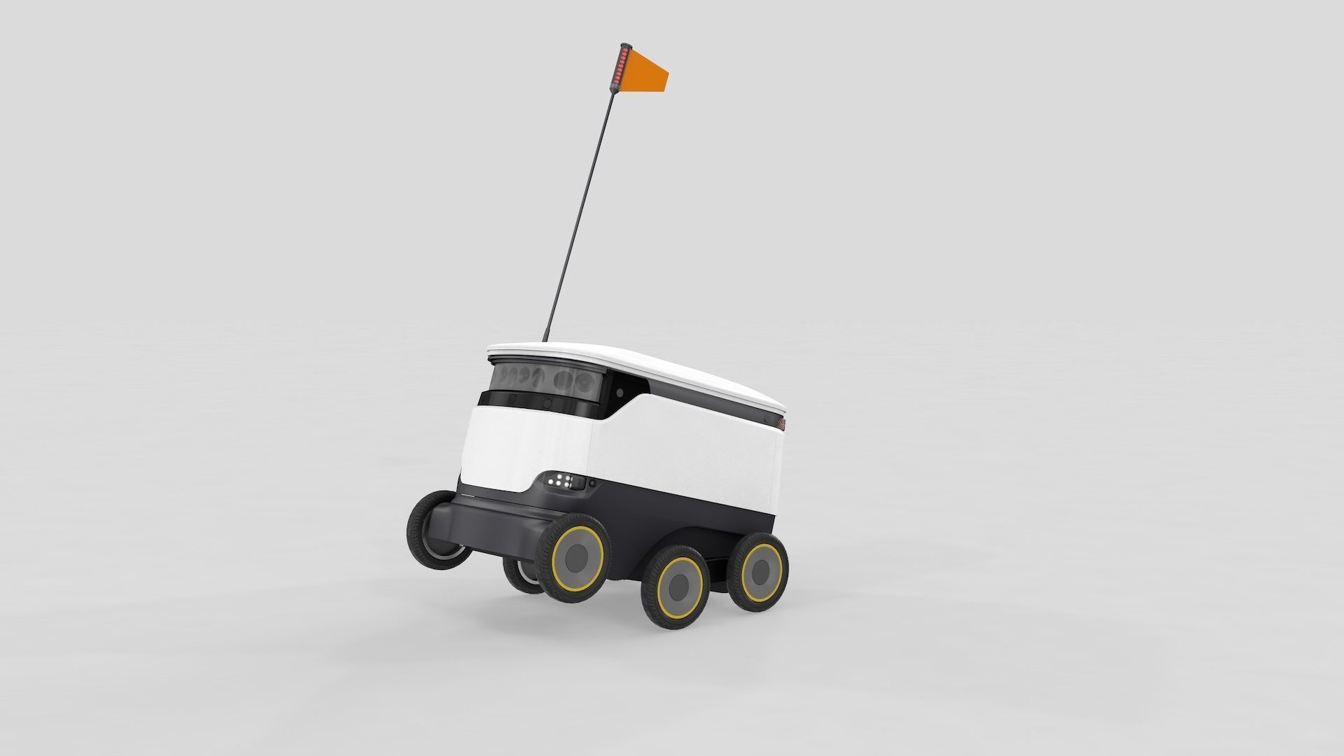 Delivery Robot Starship 3D model_23