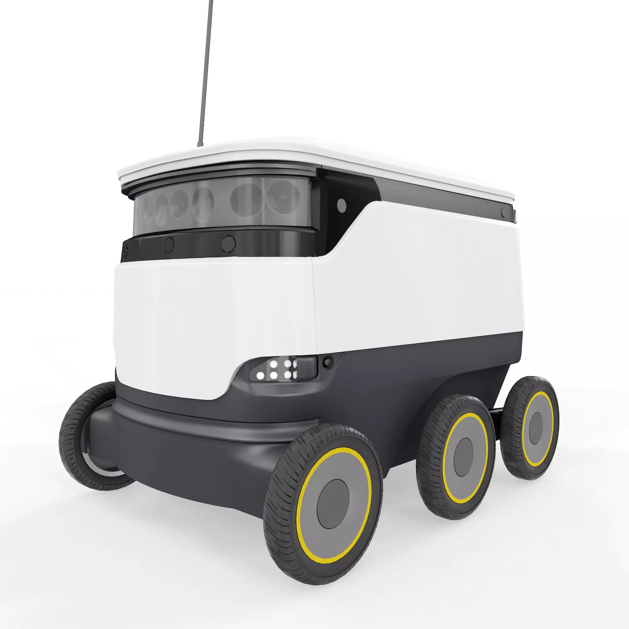 Delivery Robot Starship 3D model_0