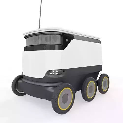 Delivery Robot Starship 3D model