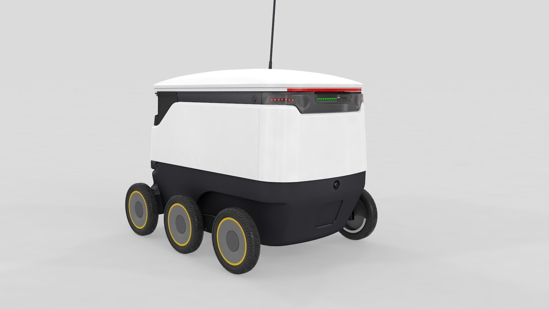 Delivery Robot Starship 3D model_2