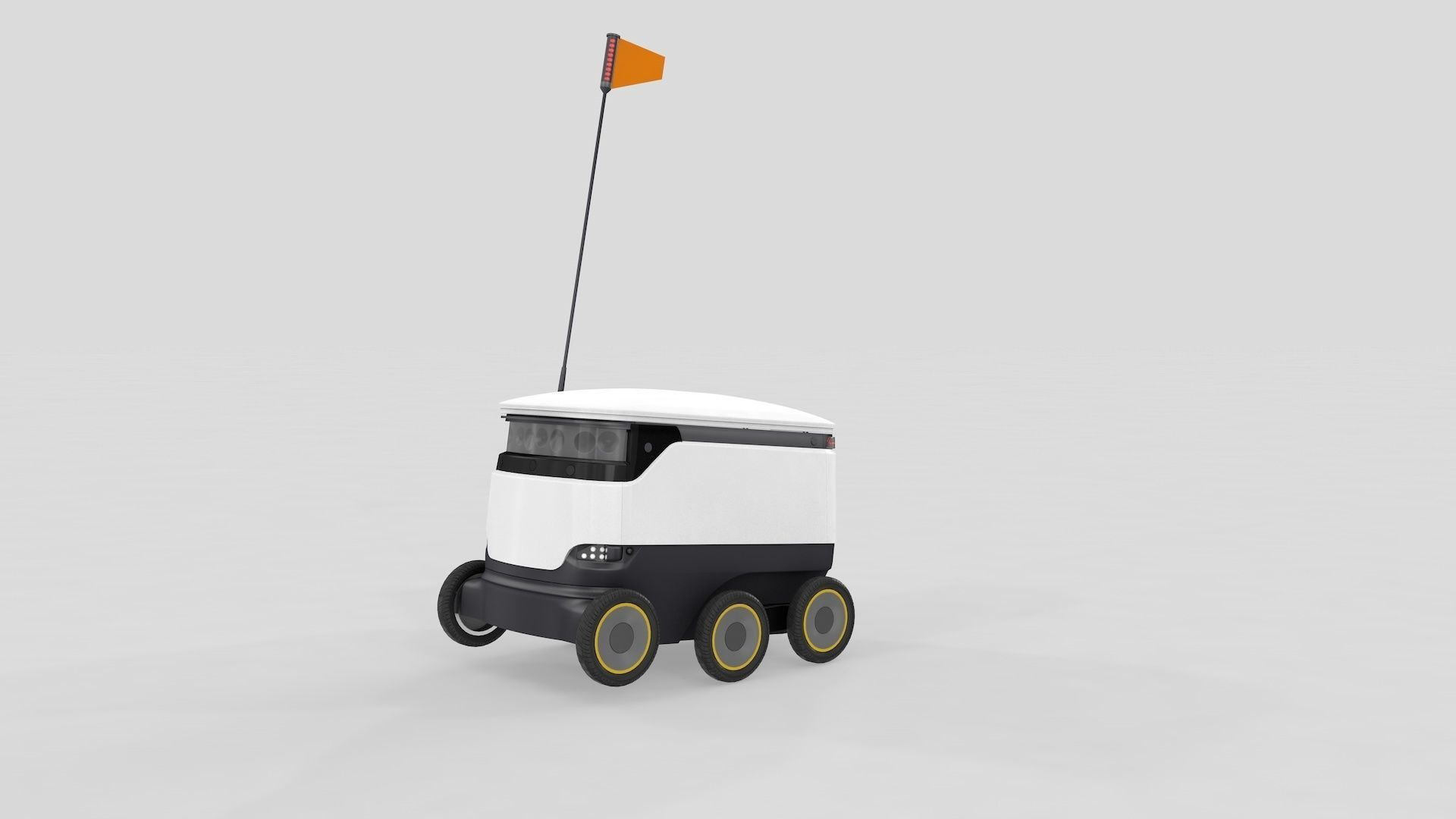 Delivery Robot Starship 3D model_20