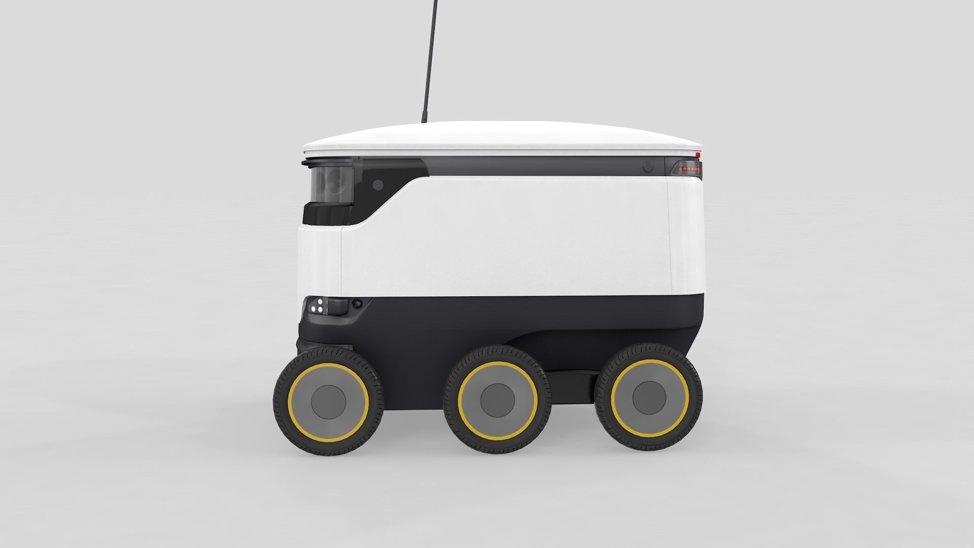 Delivery Robot Starship 3D model_1