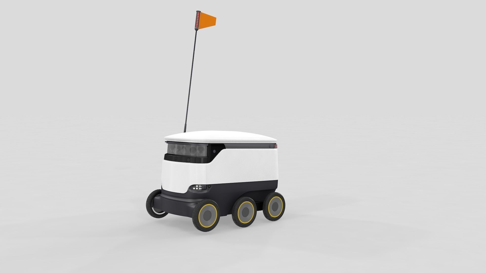 Delivery Robot Starship 3D model_19