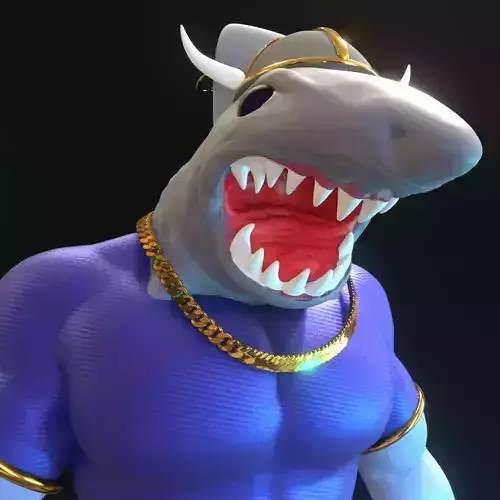 Viking Shark 3D model