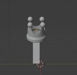 D Initial with Crown Pendant 3D print model_5