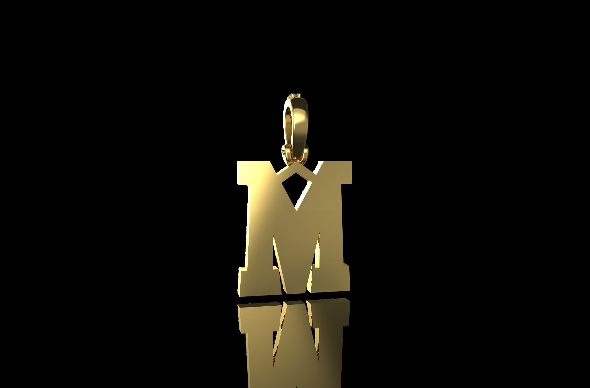 Gold N879 M 3D print model_3