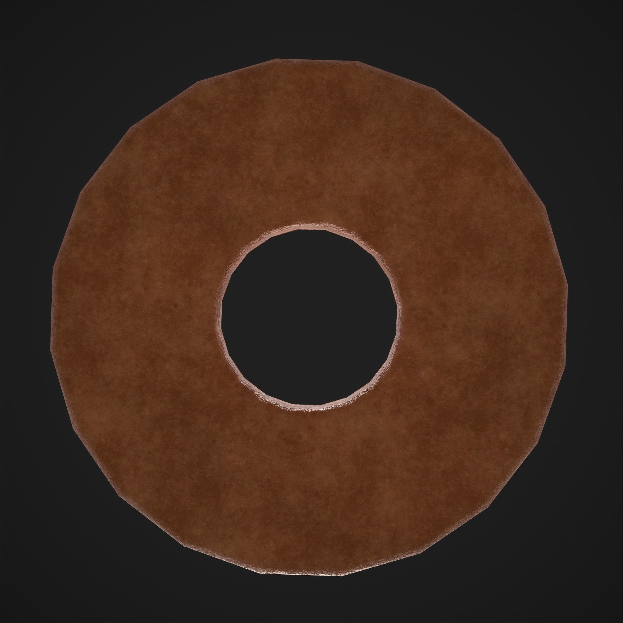 Christmas Wreath Cookies Free low-poly 3D model_6