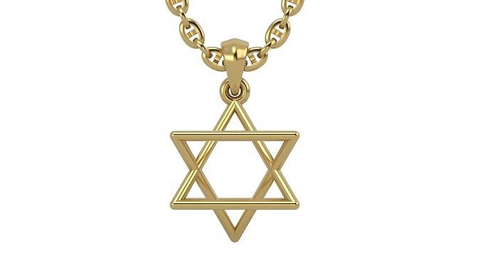 Star of david V7 3D print model