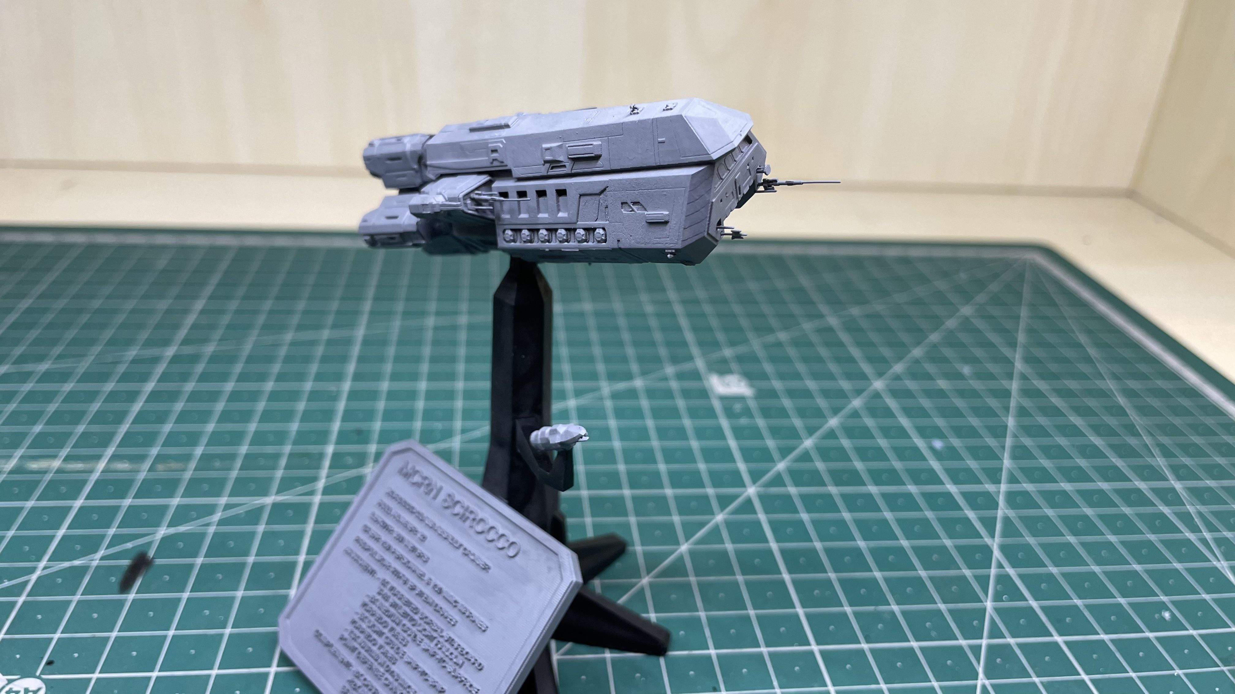 Expanse MCRN Scirocco Assault Cruiser 3D print model_14