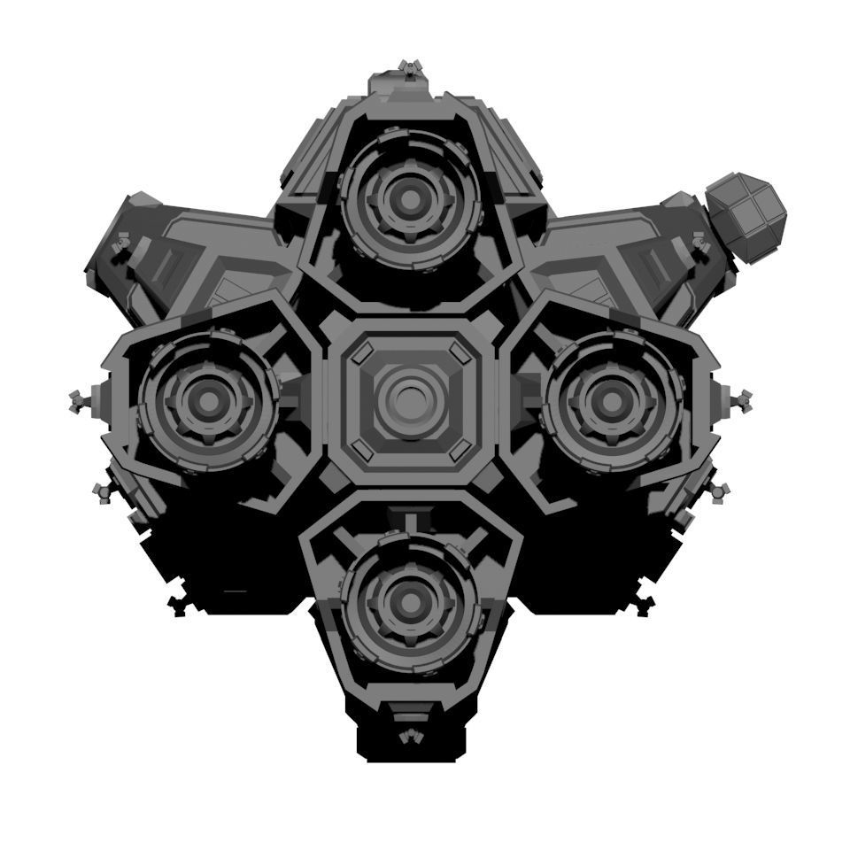 Expanse MCRN Scirocco Assault Cruiser 3D print model_5