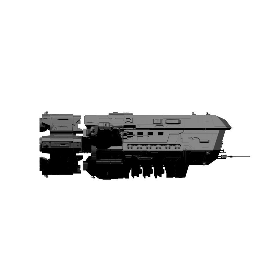 Expanse MCRN Scirocco Assault Cruiser 3D print model_2