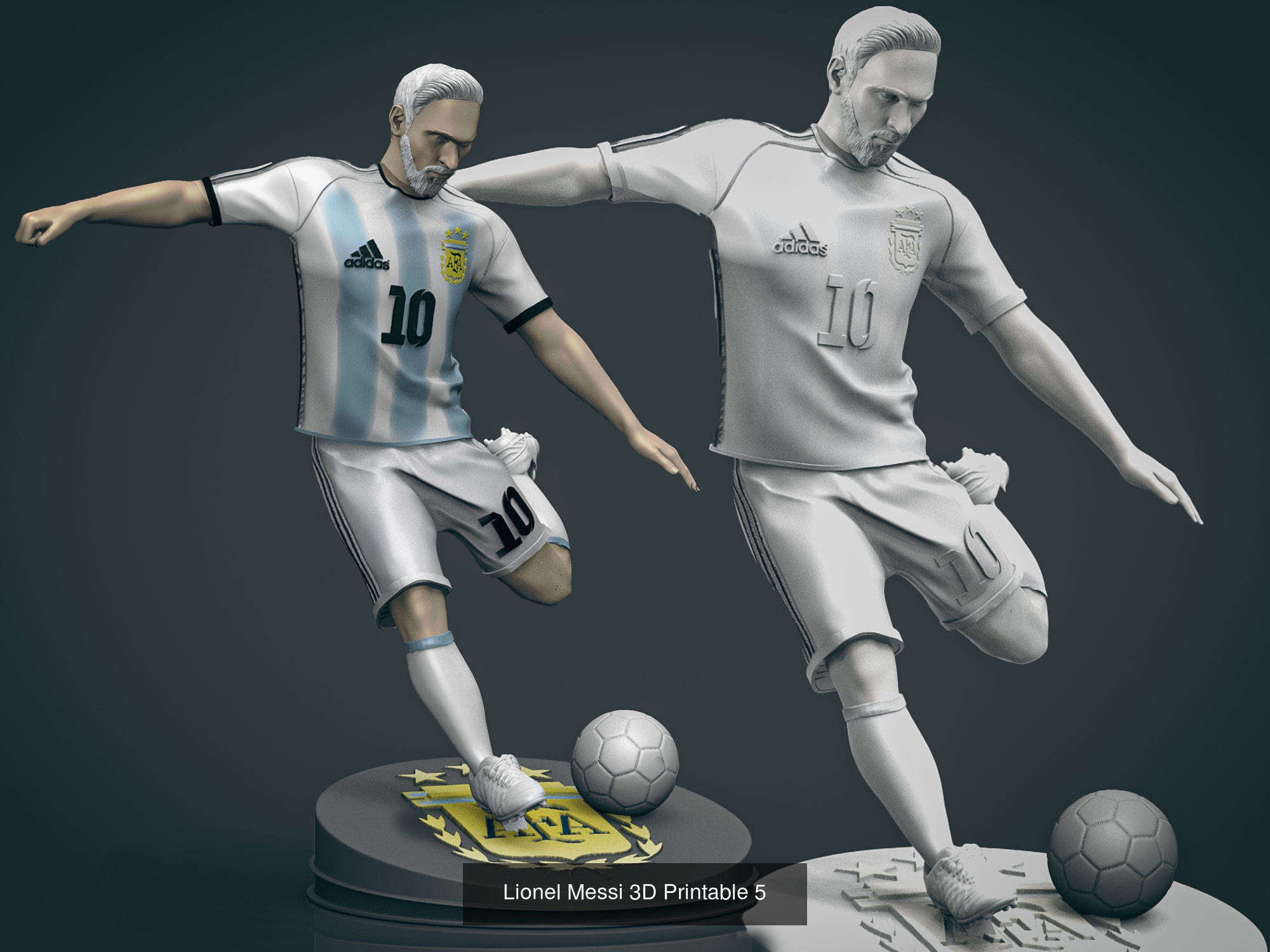 Lionel Messi 3D Printable Collection _2
