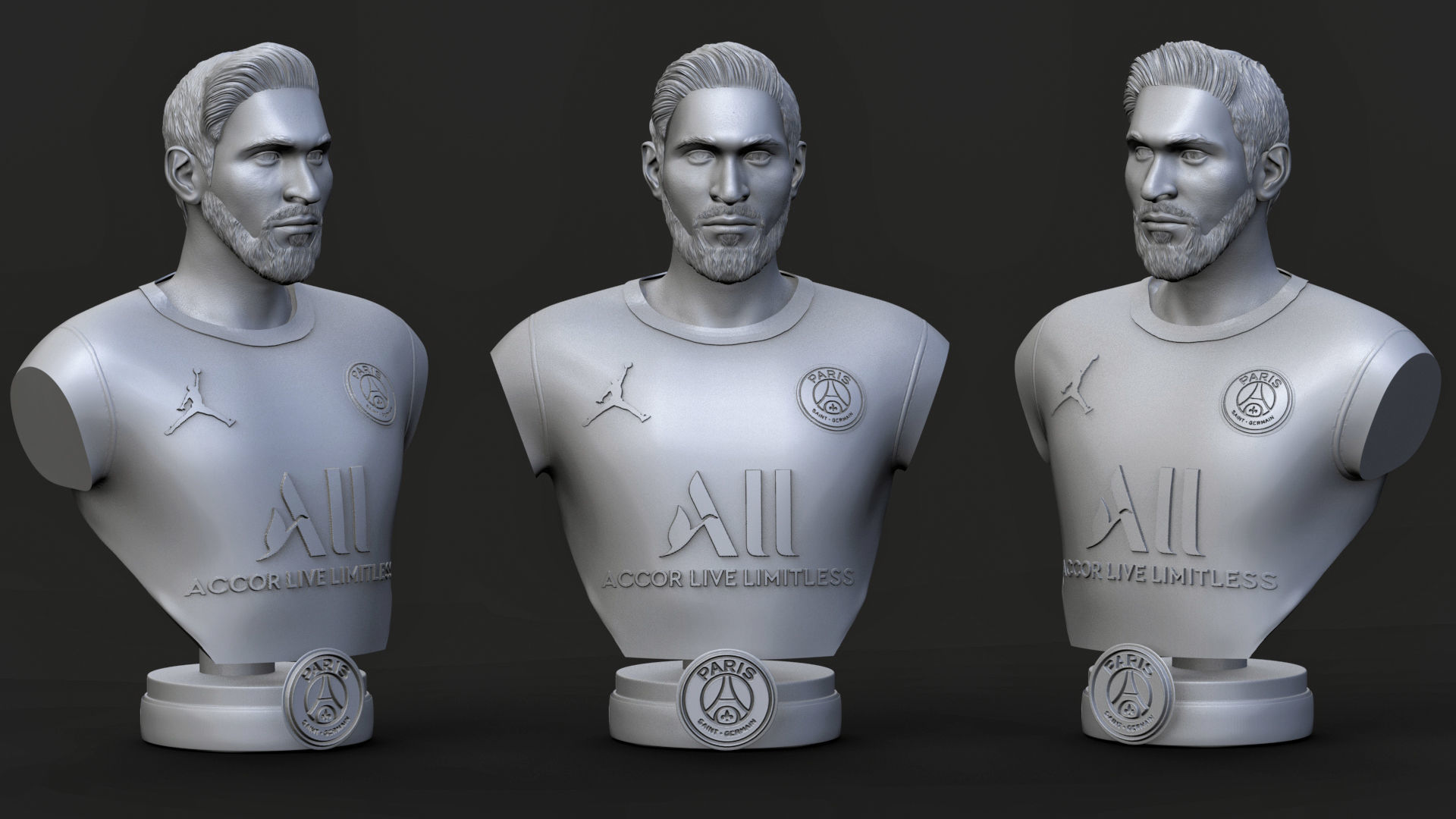 Lionel Messi 3D Printable Collection _3
