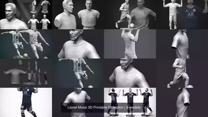 Lionel Messi 3D Printable Collection 