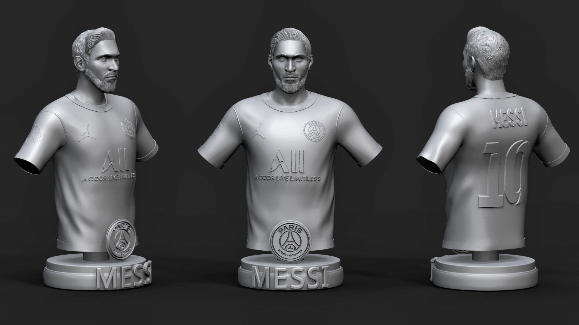 Lionel Messi 3D Printable Collection _4