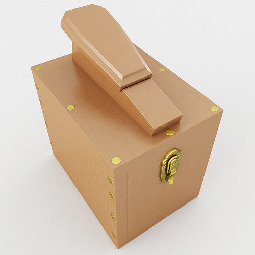 Shoe Shine Box 3D model